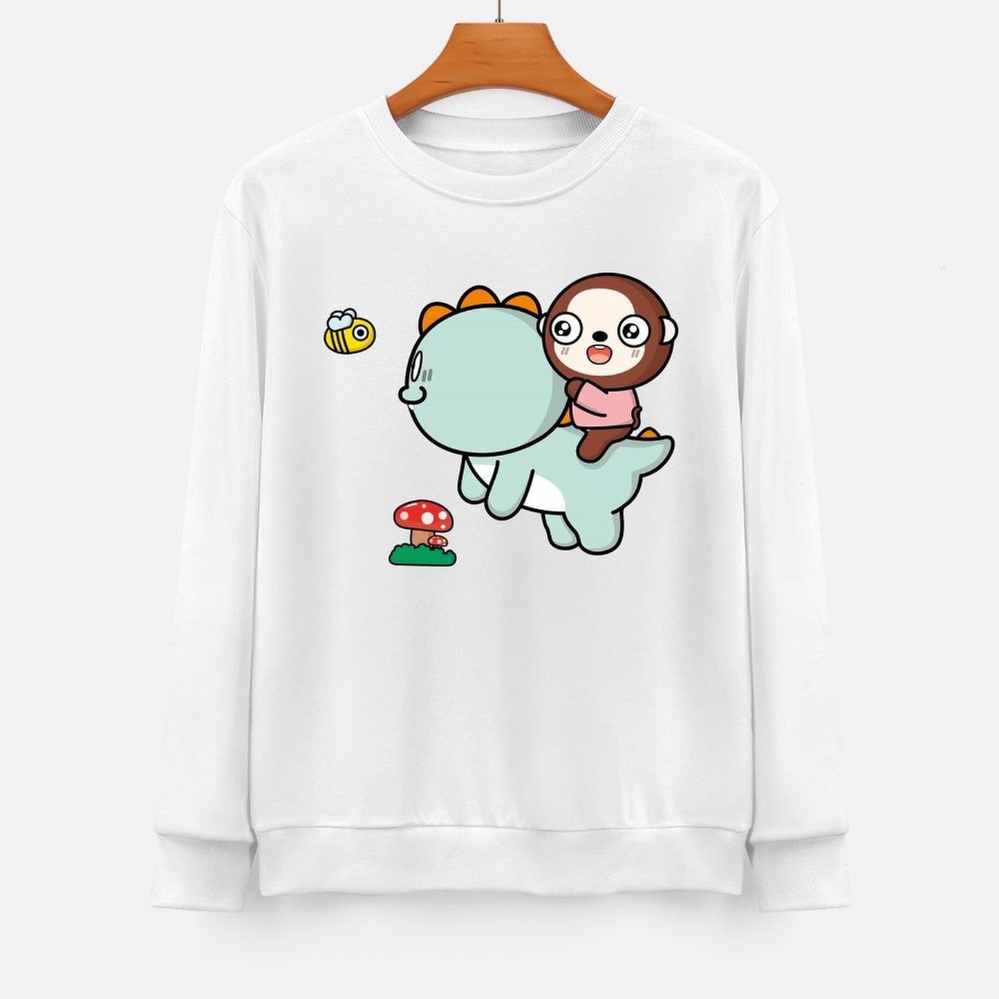 Front Patterned Long Sleeve TopLightweight ModernFit