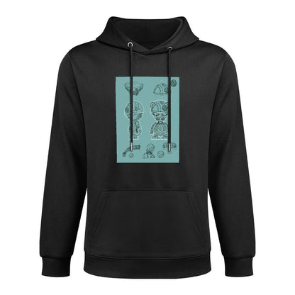 IPIB 250g Hooded Pocket Sweatshirt Front GraphicMen's Hooded  Sweatshirt6000008-4