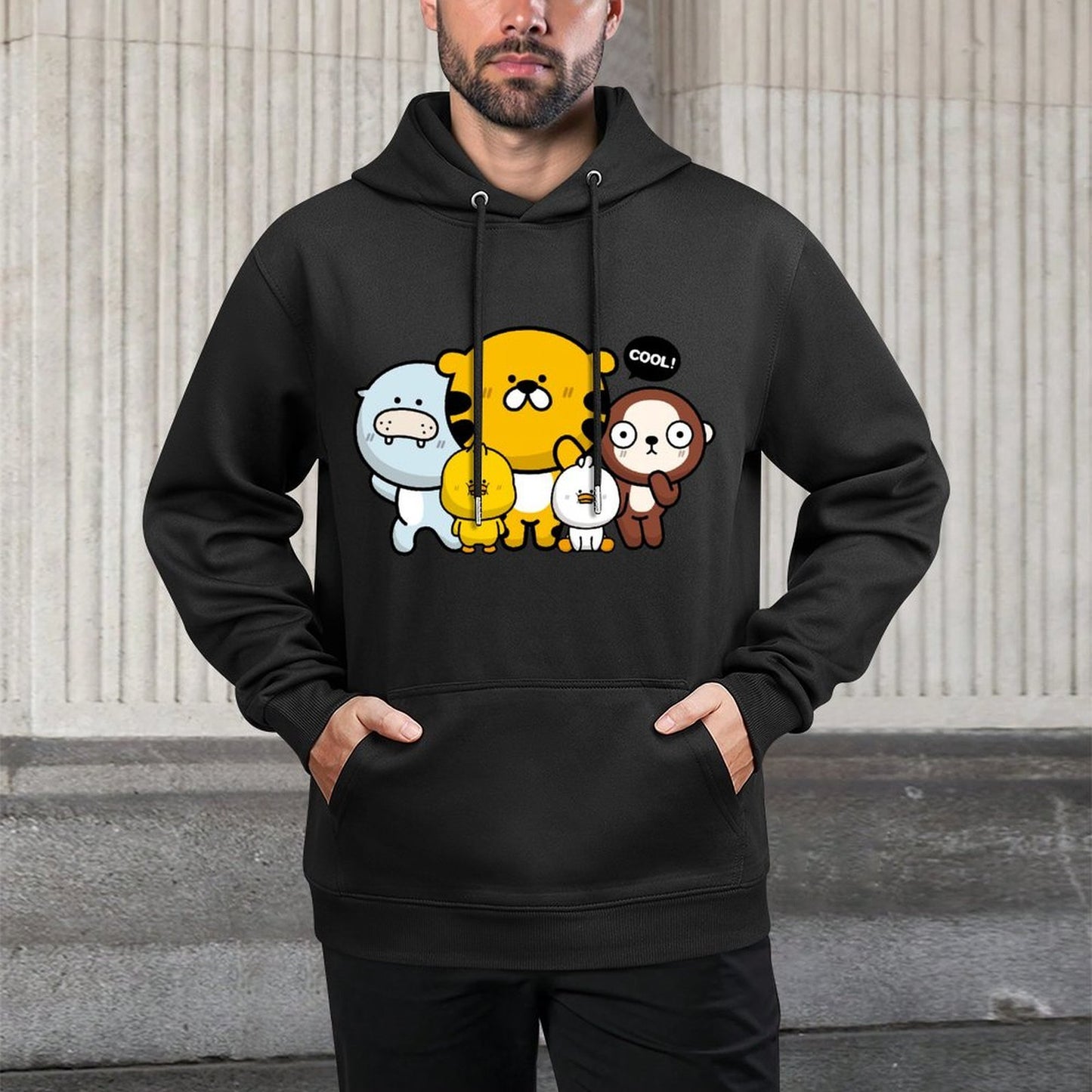 RegularFit Slim Fit Front Graphic Hoodies