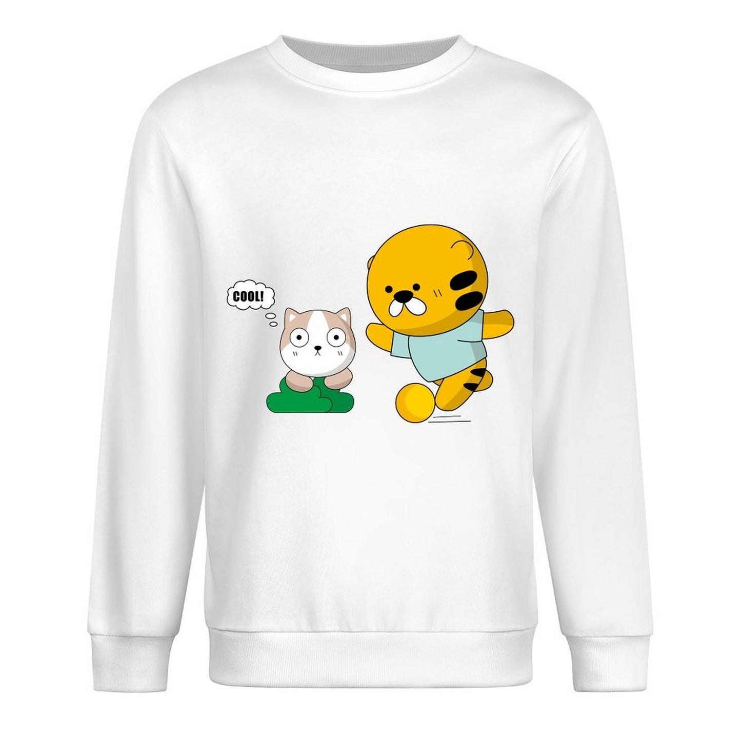 Front Patterned Long Sleeve TopFresh ClassicFit