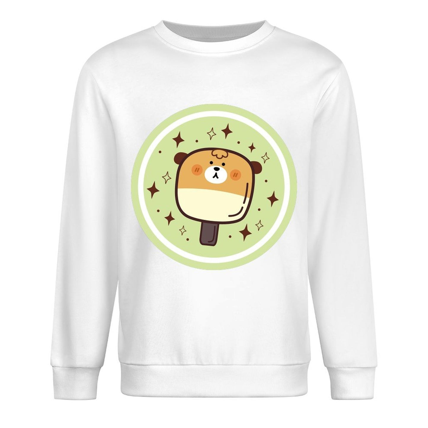 Front Patterned Long Sleeve TopPrint-Ready RegularFit