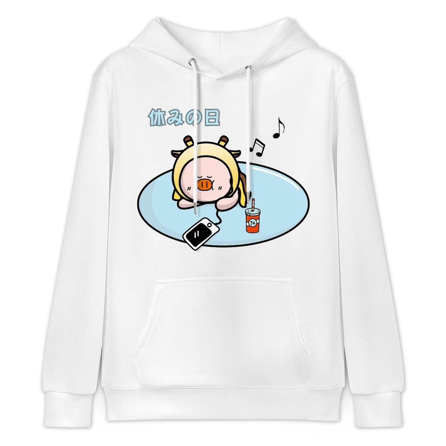 Weekend RelaxFit Front Graphic Hoodies