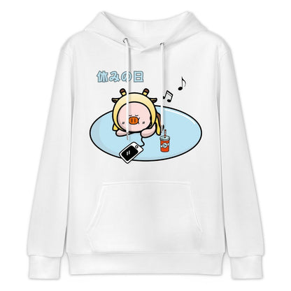 Weekend RelaxFit Front Graphic Hoodies