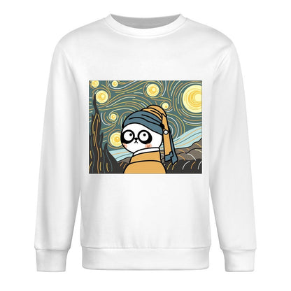 Front Patterned Long Sleeve TopBasicSeries Wrinkle-Free