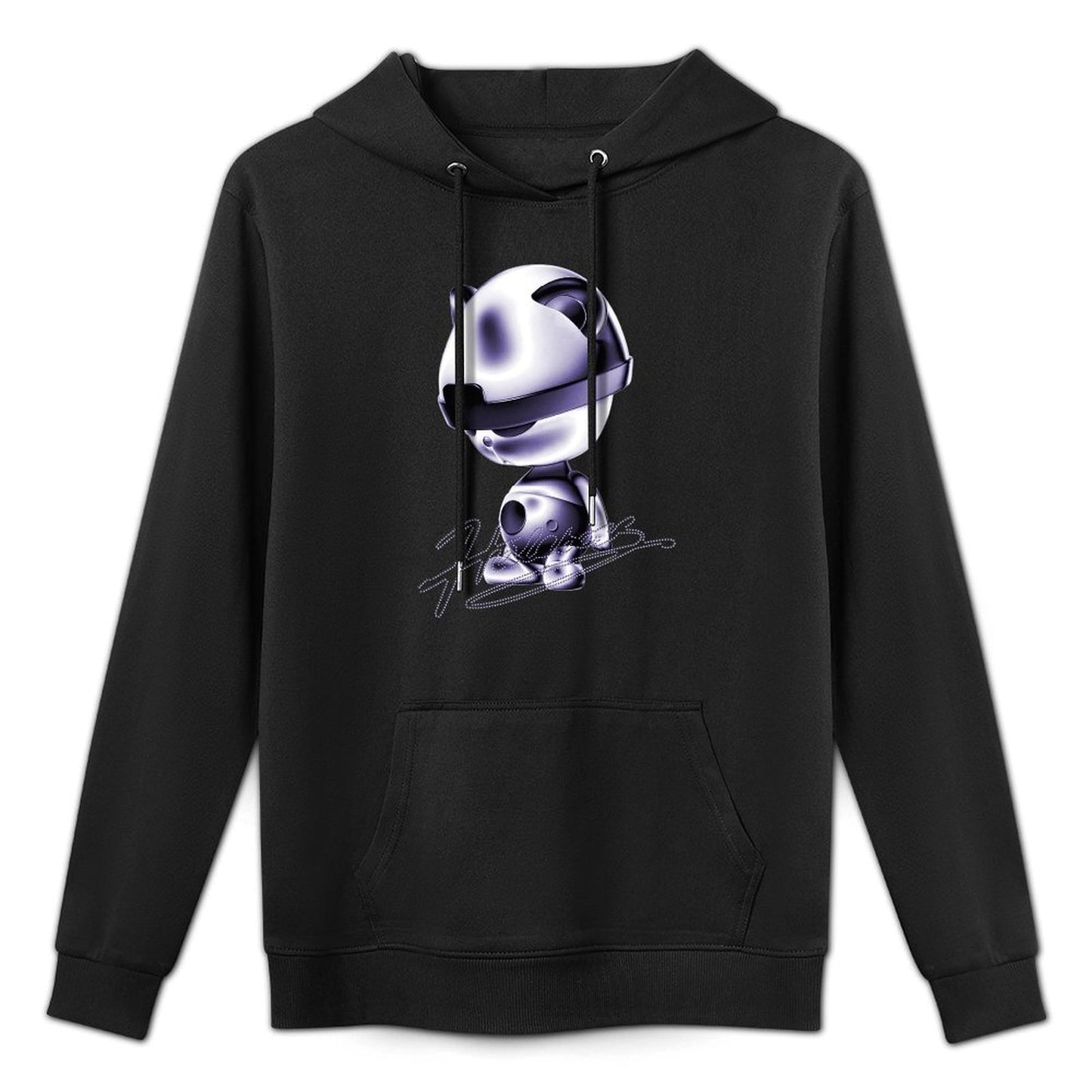 Hoodie Front PatternCrew Neck Heavyweight