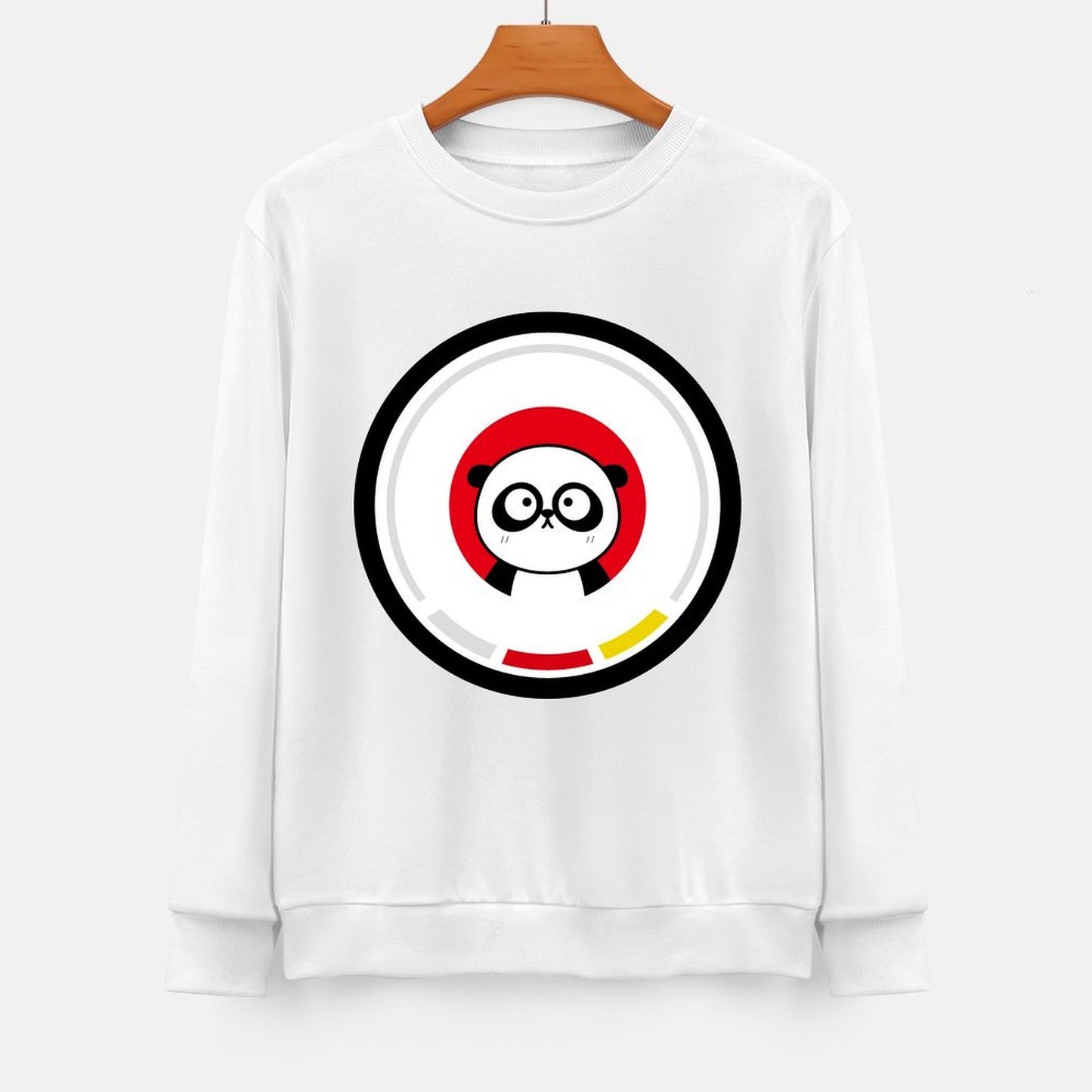 Front Patterned Long Sleeve TopTimeless Bold