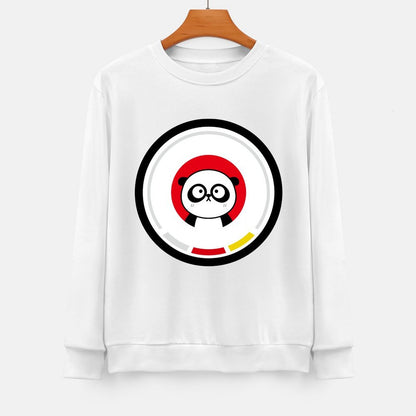 Front Patterned Long Sleeve TopTimeless Bold