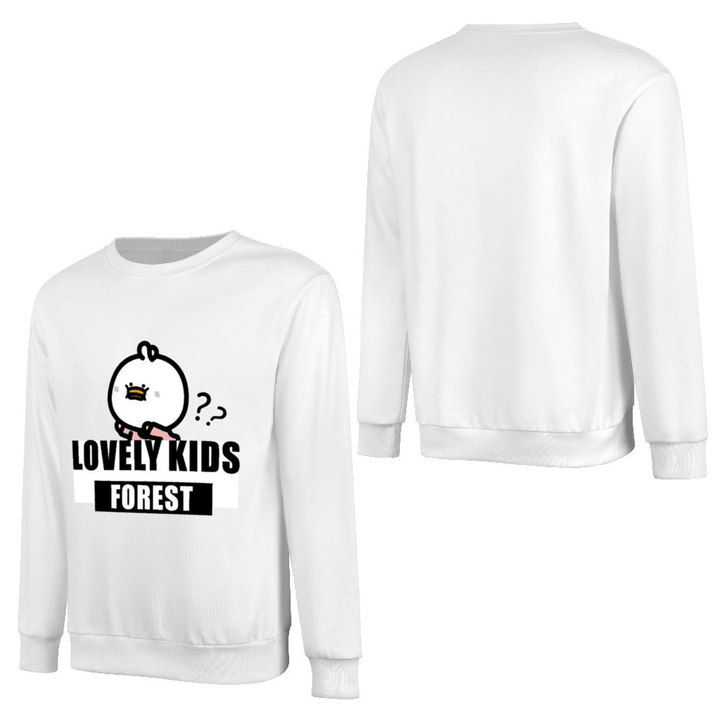 Front Patterned Long Sleeve TopMinimal EverydayFit