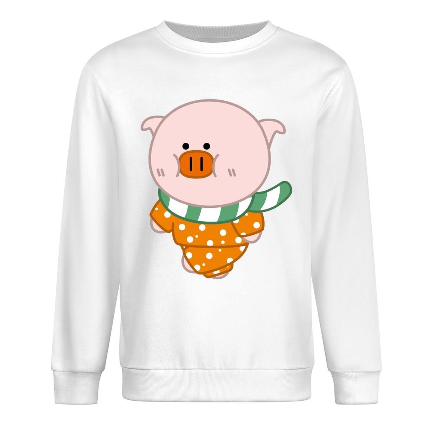 Front Patterned Long Sleeve TopSlim Fit RegularFit