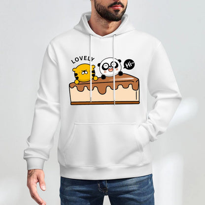 Soft-Touch Modern Front Graphic Hoodies