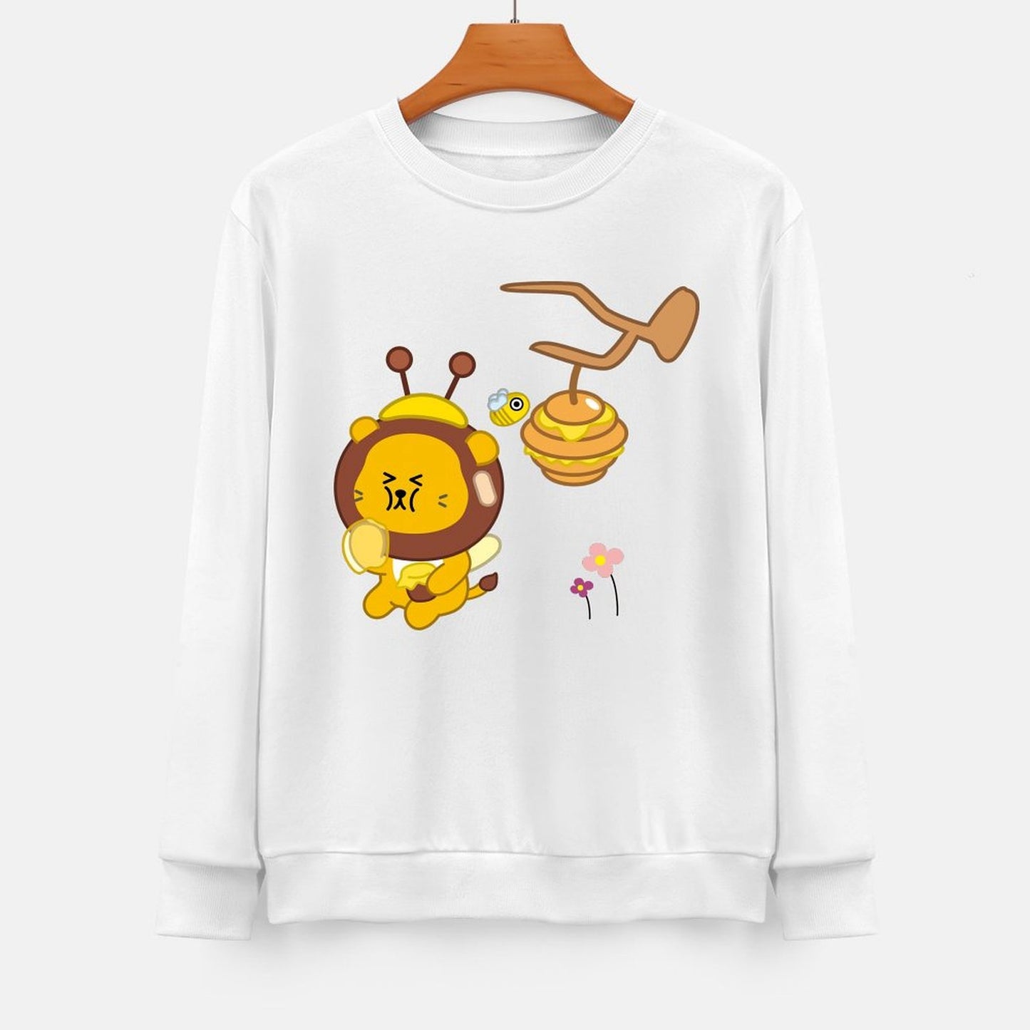 Front Patterned Long Sleeve TopComfortLine Soft