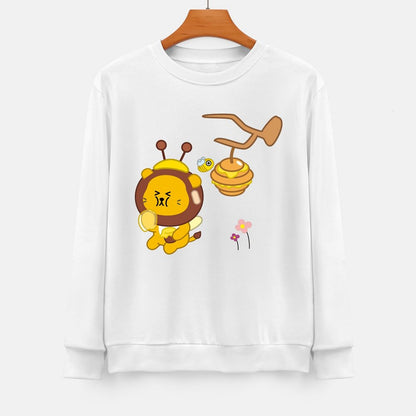 Front Patterned Long Sleeve TopComfortLine Soft