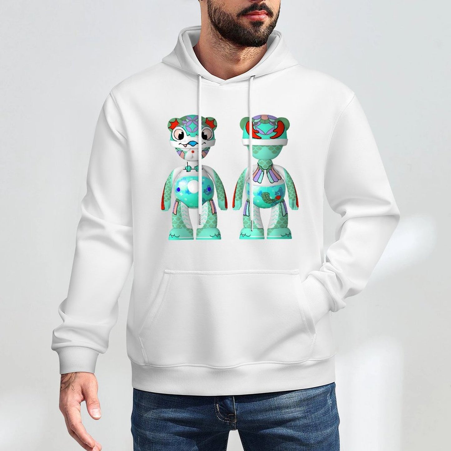 Hoodie Front PatternRegular Clean Edges