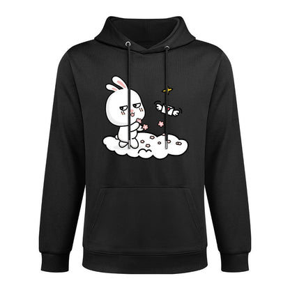 Basic Smooth Front Graphic Hoodies