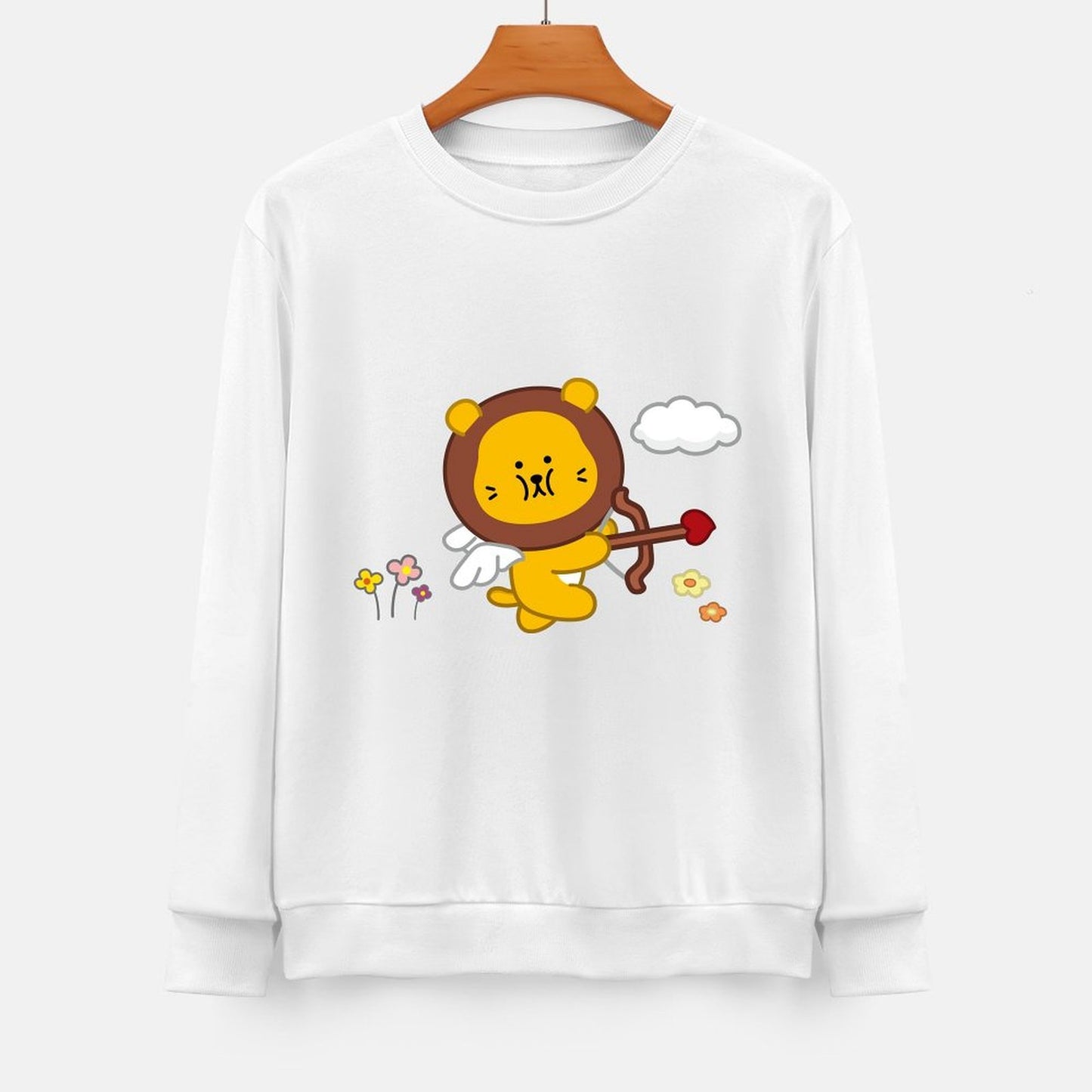 Front Patterned Long Sleeve TopPrinting Moisture-Wicking