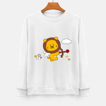 Front Patterned Long Sleeve TopPrinting Moisture-Wicking