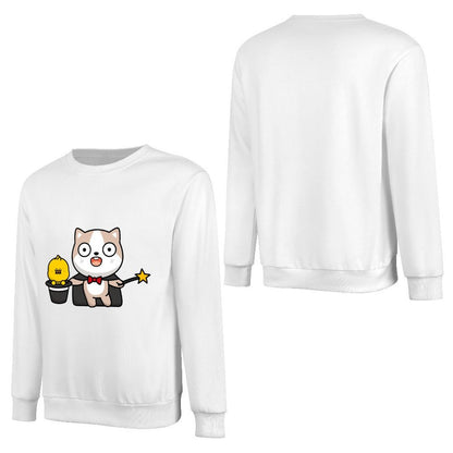 Front Patterned Long Sleeve TopEverydaySeries Retro