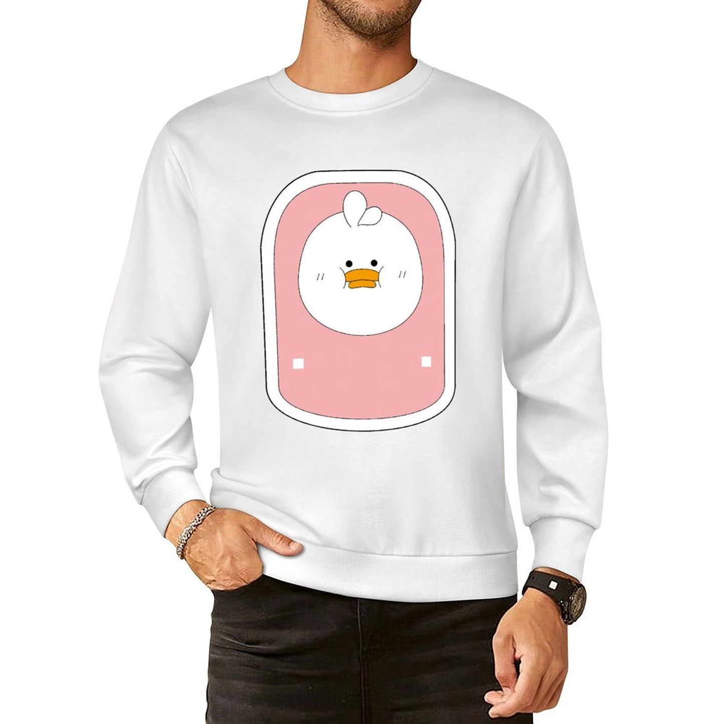 Front Patterned Long Sleeve TopPerformance Long Lasting