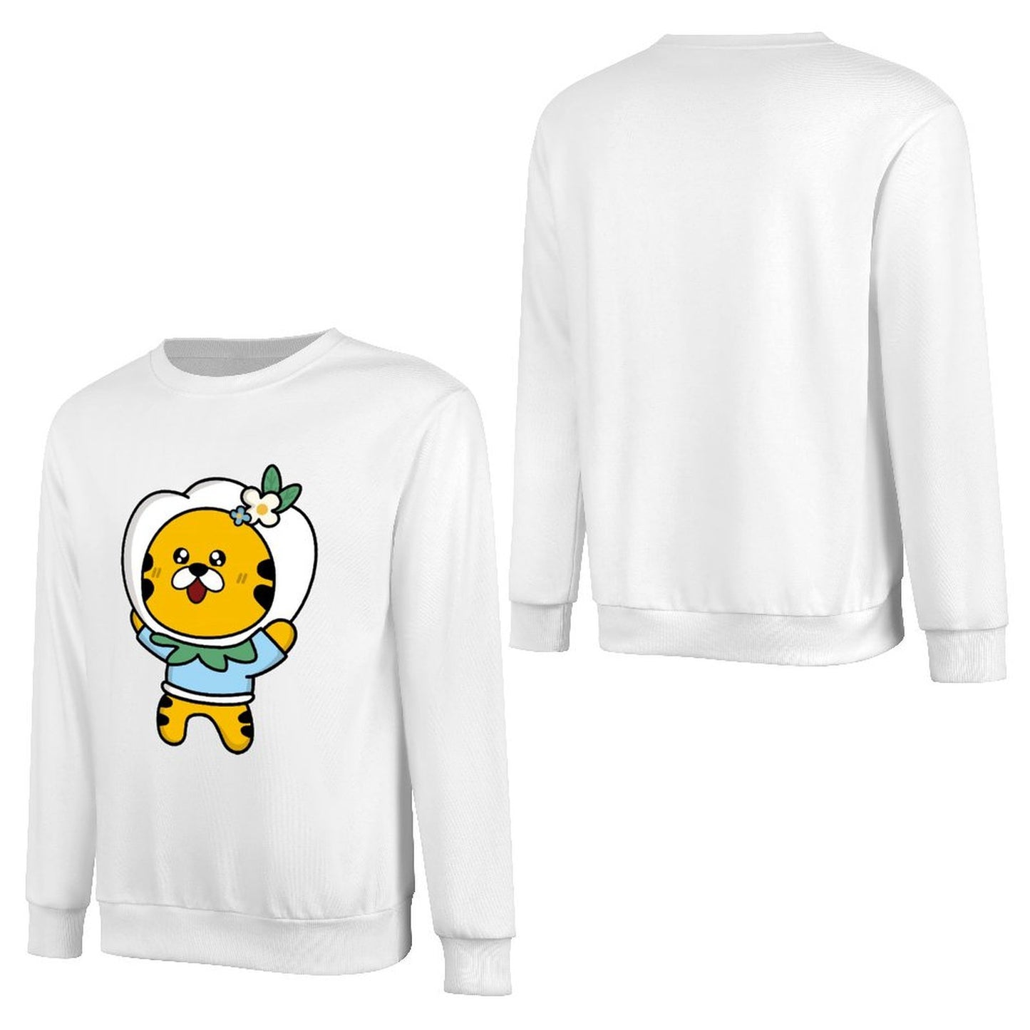 Front Patterned Long Sleeve TopClassicSeries Studio