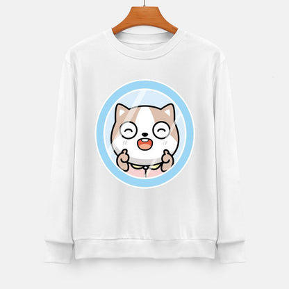 Front Patterned Long Sleeve TopSoftLine Comfort