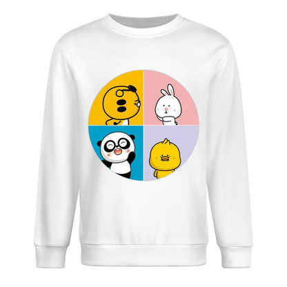 Front Patterned Long Sleeve TopSoftWear Neutral