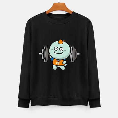  Front Patterned Long Sleeve TopSeamless Neutral