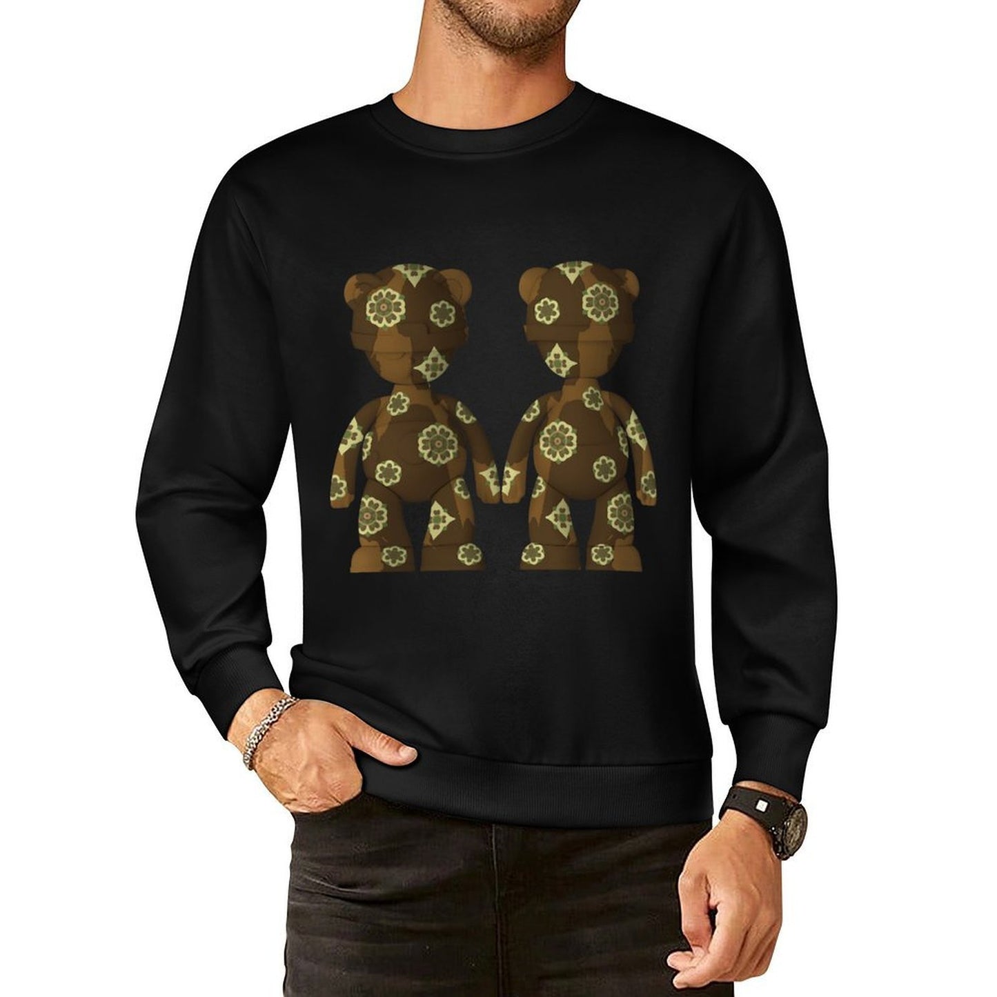 IPIB 250g Crew Neck Long Sleeve Sweatshirt Front GraphicCrew Neck Long Sleeve Sweatshirt6000091-6