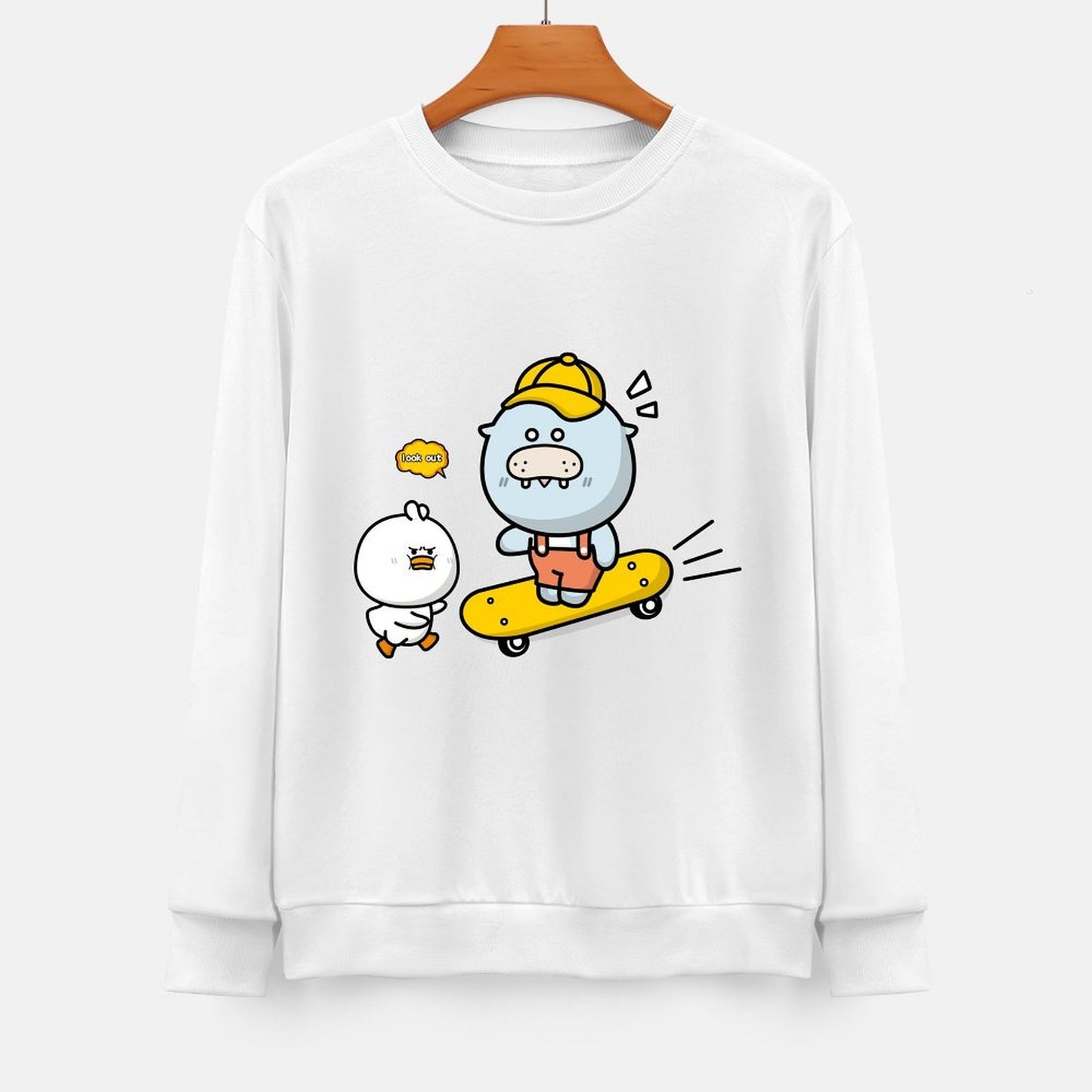 Front Patterned Long Sleeve Top Ultra Durable Chill