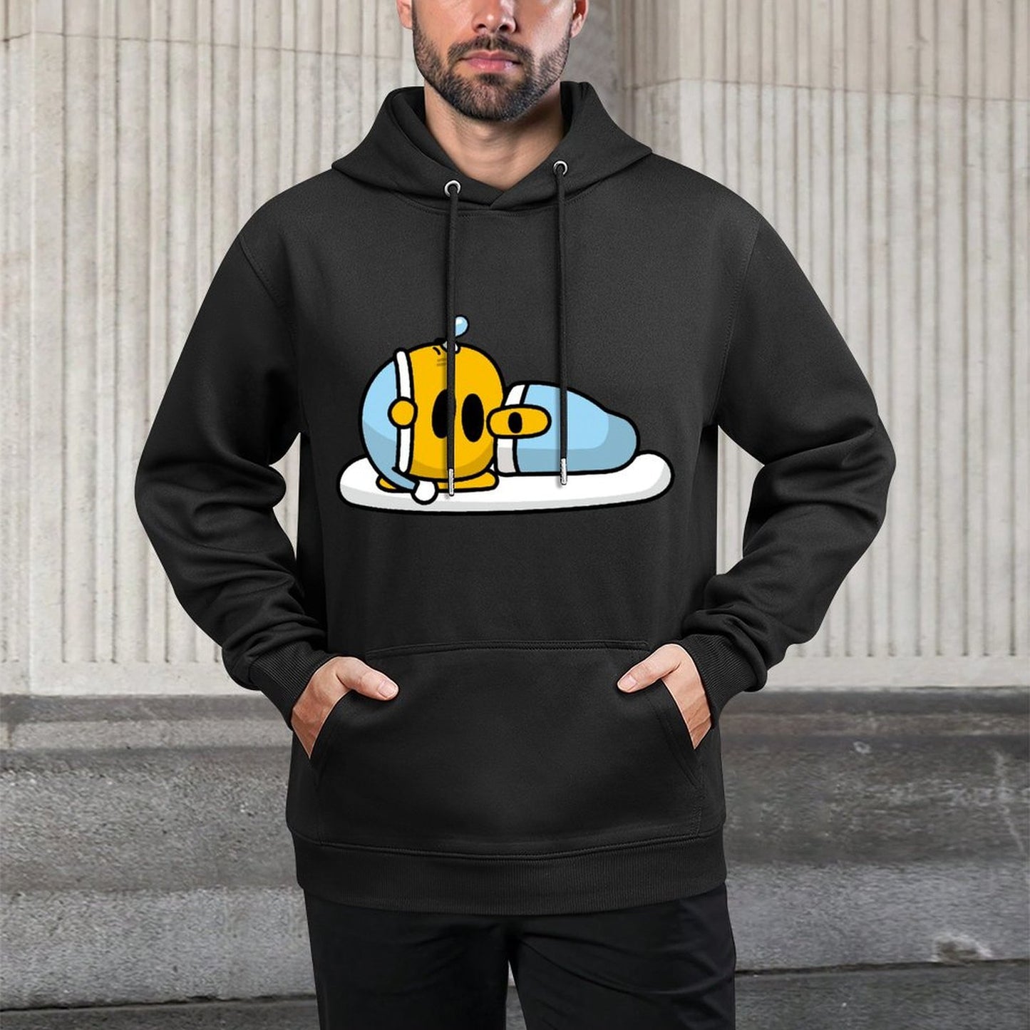 Urban Comfort Front Graphic Hoodies