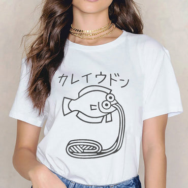 Inkmay Casual Cotton T-shirt Solid Gray Background No Pattern Prints Unisex T-shirtDaily ClassicFit T-Shirt