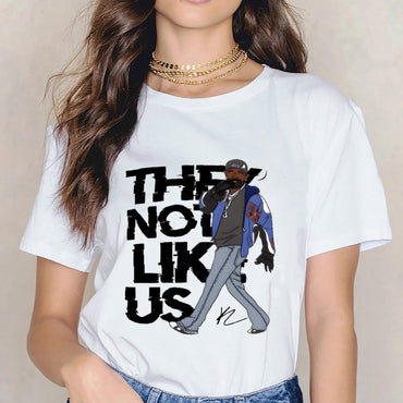 Inkmay Casual Cotton T-shirt Man Wearing Jacket And Jeans Art Unisex T-shirtStreet Simple T-Shirt