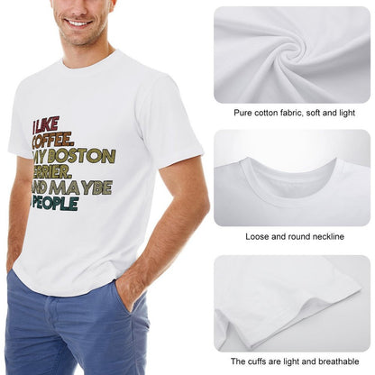 Inkmay Casual  Cotton T-shirt Abstract Window Reflections In Nighttime Colors Unisex T-shirtActiveLine Eco / Sustainable T-Shirt