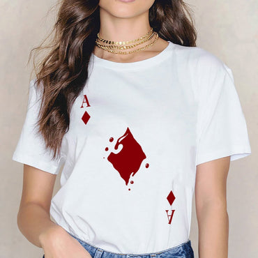 Inkmay Casual Cotton T-shirt Solid Red Background With White Border Unisex T-shirtCityStyle Street T-Shirt