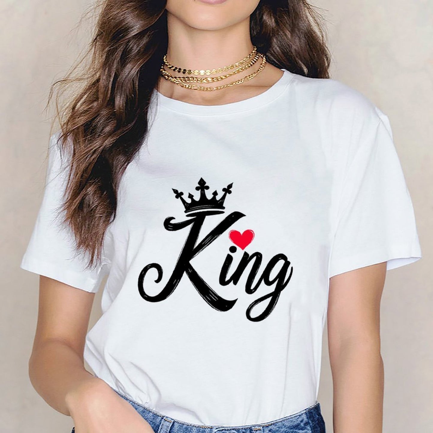 Inkmay Casual Cotton T-shirt Abstract Black Background With White Shapes Unisex T-shirtTrueComfort 100% Cotton T-Shirt