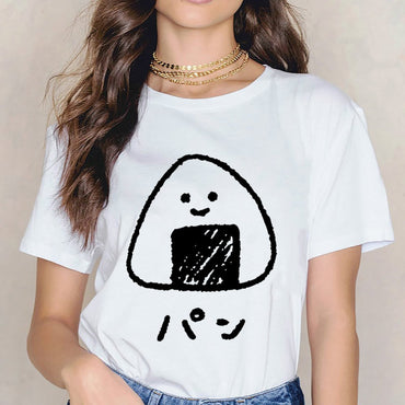 Inkmay Casual Cotton T-shirt Abstract Geometric Shapes In Black White Unisex T-shirtOriginal Soft-Touch T-Shirt