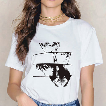 Inkmay Casual Cotton T-shirt Abstract Floral Design With Soft Colors Unisex T-shirtRegularFit PremiumSeries T-Shirt
