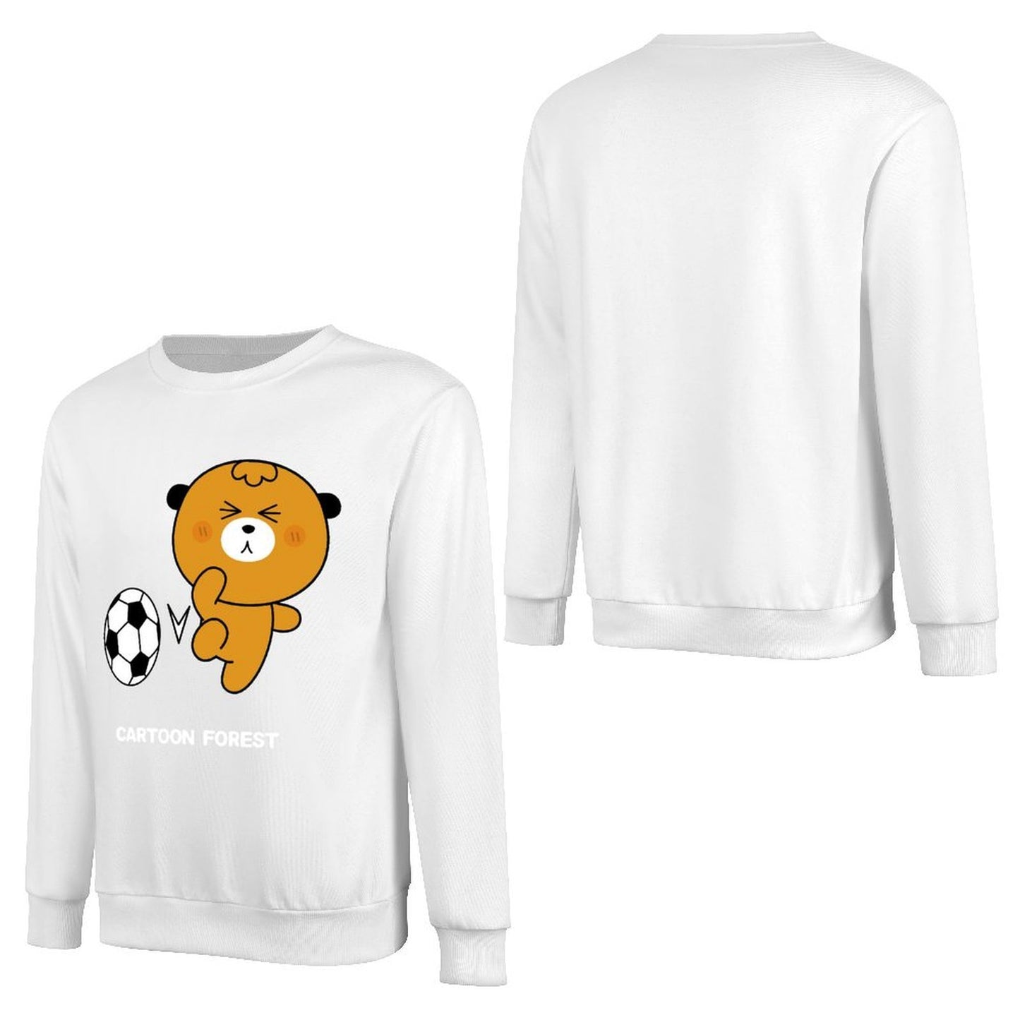 Front Patterned Long Sleeve TopPure ComfortFit