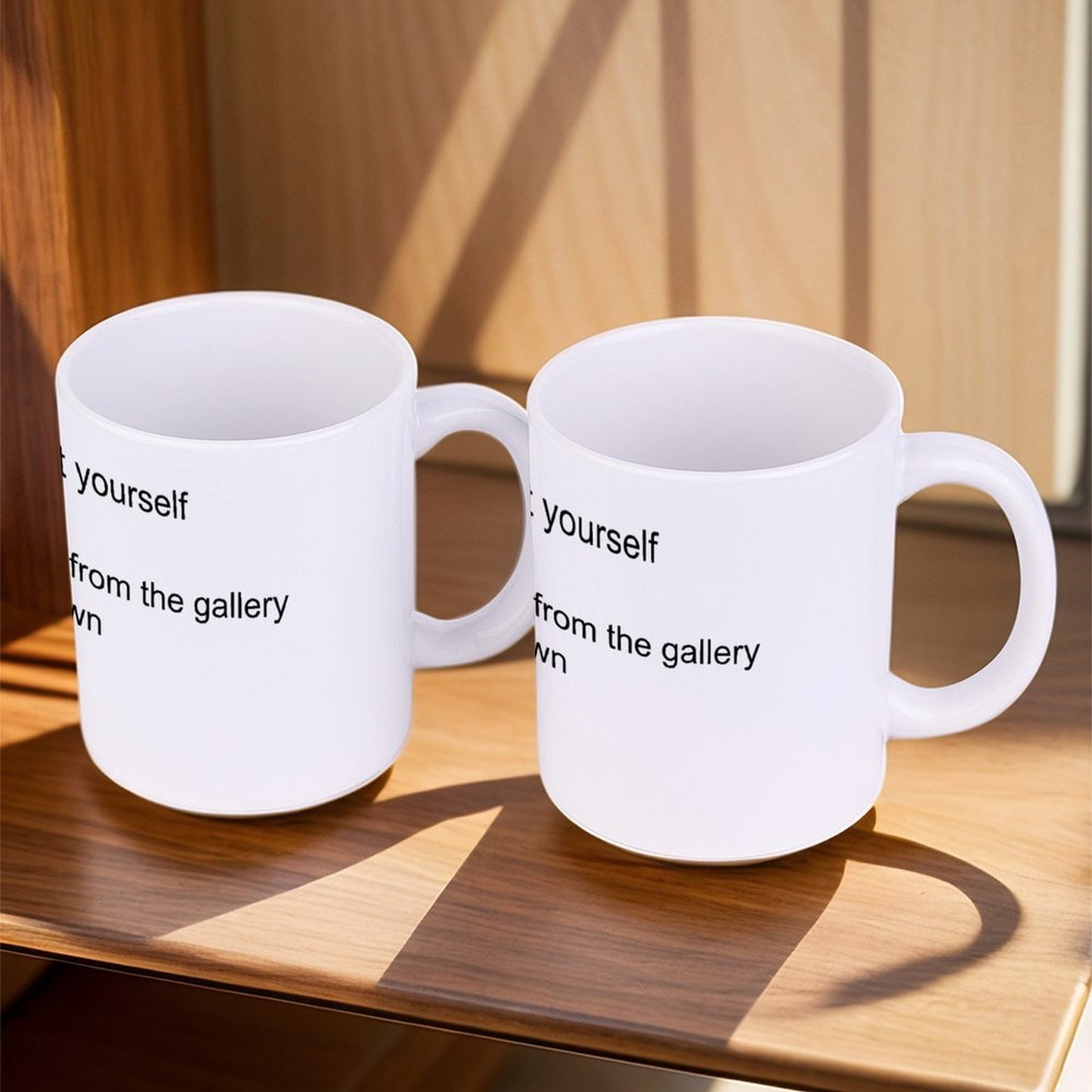 White Mug  Style One Size Support personalized design