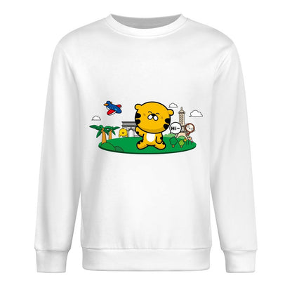 Front Patterned Long Sleeve TopLong Lasting ActiveWear