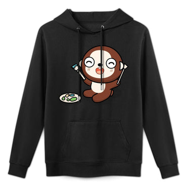 Neutral Reliable Front Graphic Hoodies