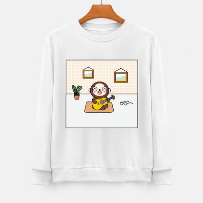 Front Patterned Long Sleeve TopPremium Unisex