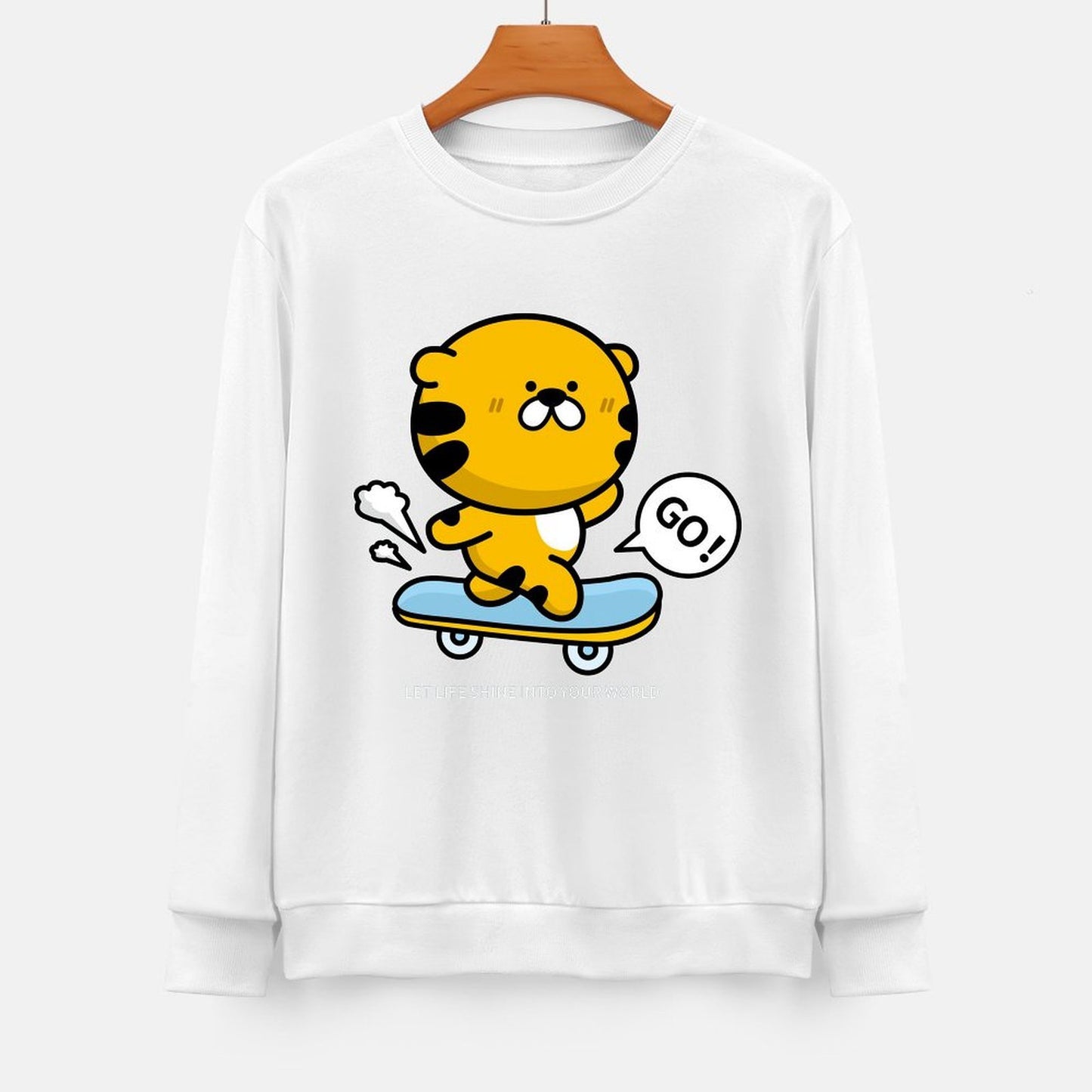 Front Patterned Long Sleeve TopUrban Minimal