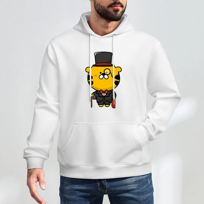 Long Lasting Simple Front Graphic Hoodies