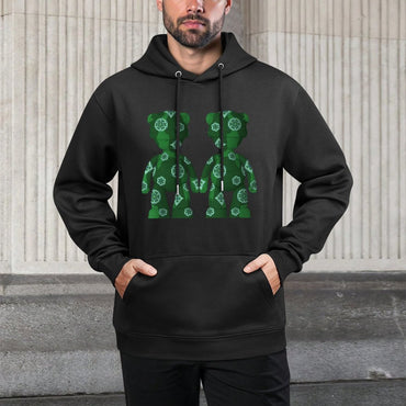IPIB 250g Hooded Pocket Sweatshirt Front GraphicMen's Hooded  Sweatshirt6000091-1