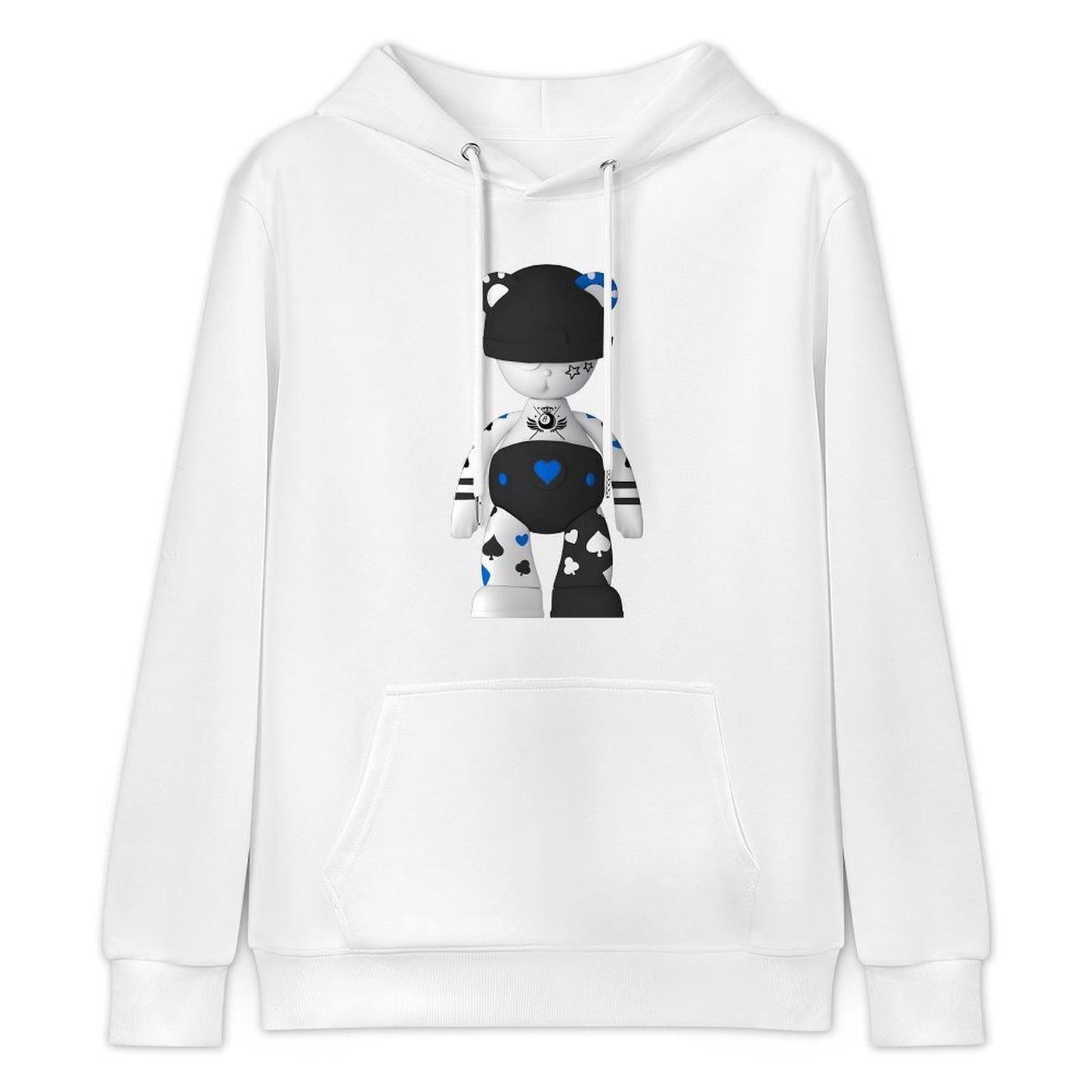 Hoodie Front PatternLogo-Ready Sleek