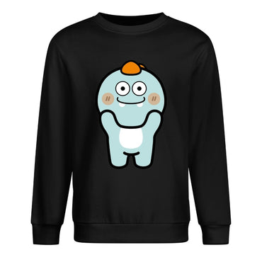 Front Patterned Long Sleeve TopStudio Tear-Resistant