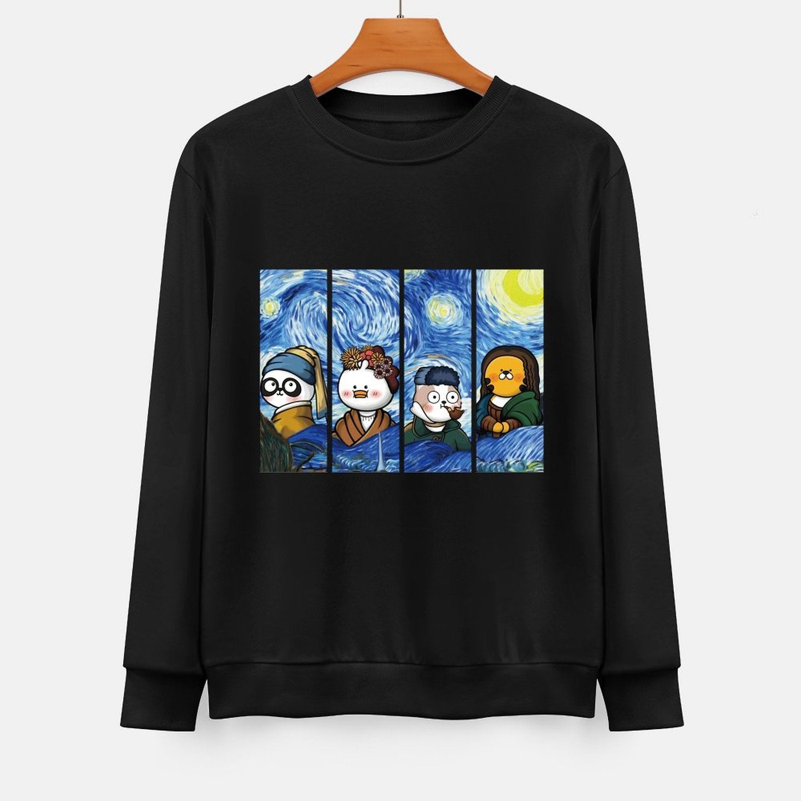  Front Patterned Long Sleeve TopClassicStyle Slim Fit