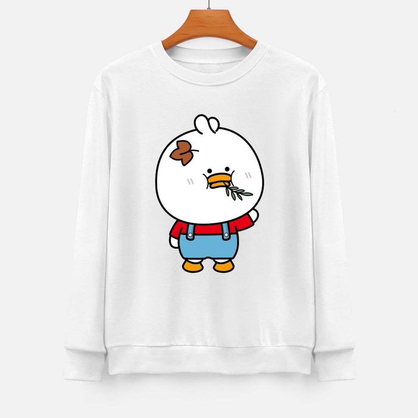 Front Patterned Long Sleeve TopCasual Promotional