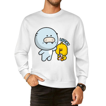 Front Patterned Long Sleeve TopTimeless Smooth Feel