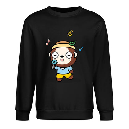 Front Patterned Long Sleeve TopTrueFit Tear-Resistant